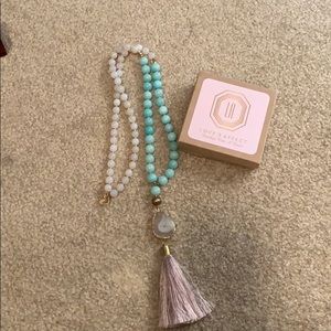 Long Turquoise and Pink Necklace by Love’s Affect